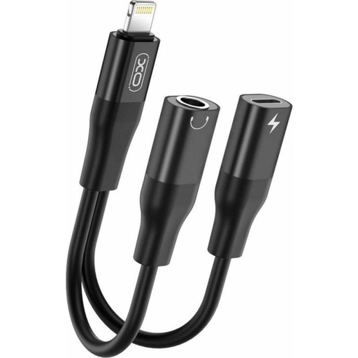 XO NB181B audio adapter (Crna) – Lightning–3,5 mm + Lightning, Bluetooth prijenosni s funkcijom