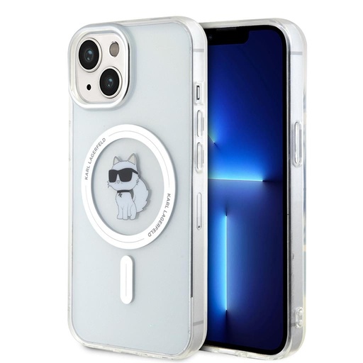 Apple iPhone 15 Karl Lagerfeld IML Ikoničan MagSafe futrola (Proziran) – KLHMP15SHFCKNOT