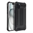 Apple iPhone 15 Plus armor ütésálló hátlap tok (Fekete)