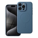 Apple iPhone 15 Pro Max Silicone mag cover magsafe hátlap tok (Kék)