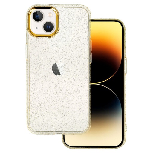 Apple iPhone 14 Glitter zlatna silikonski zaštitna maskica (Zlatna)