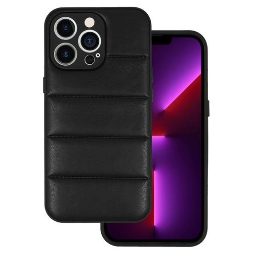 Samsung Galaxy A53 5G Leather 3D design 2 imitacija kože tvrd zaštitna maskica (Crna)