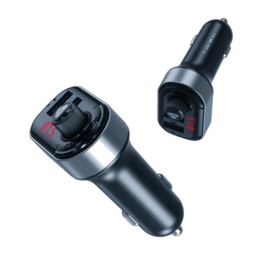 XO BCC10 FM transmitter brzi punjač s funkcijom crna