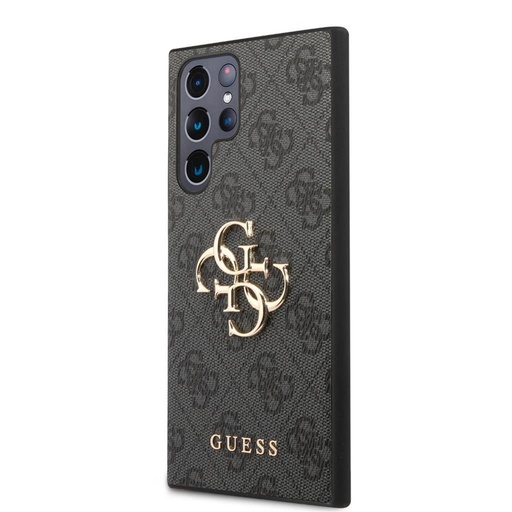 Samsung Galaxy S24 Ultra Guess PU 4G Metal Logo futrola (Siva) - GUHCS24L4GMGGR