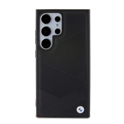 Samsung Galaxy S24 Ultra BMW Signature Leather futrola – Metal Logo (Crna) - BMHCS24L23RCGPK