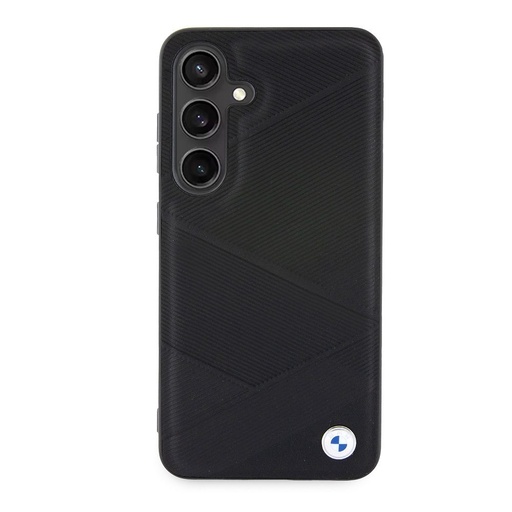 Samsung Galaxy S24 BMW Signature Leather futrola – Metal Logo (Crna) - BMHCS24S23RCGPK