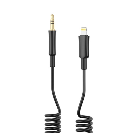 XO NB-R255A Lightning audio adapter (Crna) – Lightning–3.5 mm