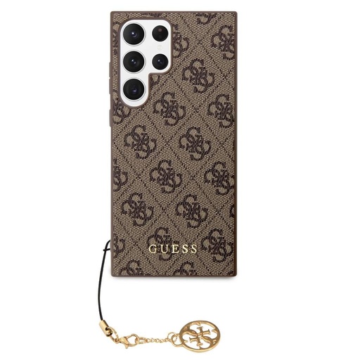 Samsung Galaxy S23 Ultra Guess 4G Charms futrola (Smeđa) - GUHCS23LGF4GBR