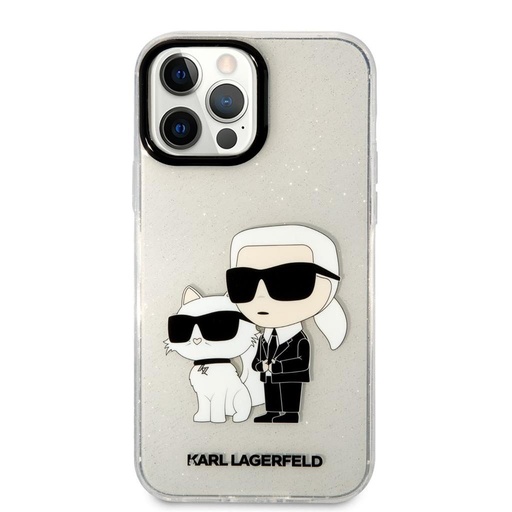 Apple iPhone 13 Pro Max Karl Lagerfeld IML Glitter Karl and Choupette NFT futrola (Proziran) – KLHCP13XHNKCTGT