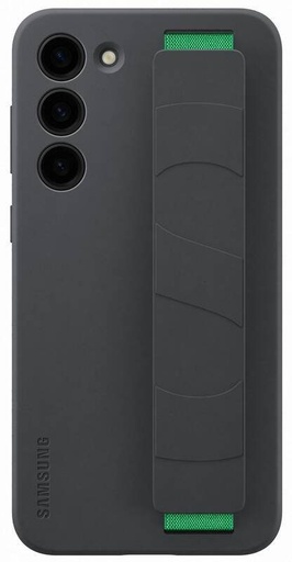 Samsung Galaxy S23 Plus Silicone Cover futrola s remenom (Crna)