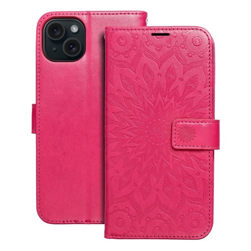 Apple iPhone 15 Plus Forcell MEZZO preklopni futrola (Magenta)