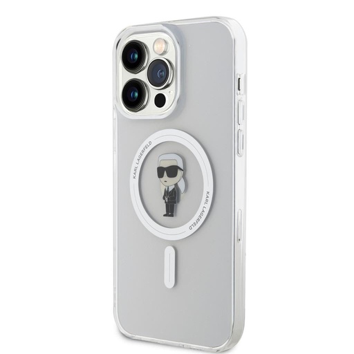 Apple iPhone 15 Pro Max Karl Lagerfeld IML Ikoničan MagSafe futrola (Proziran) – KLHMP15XHFCKNOT