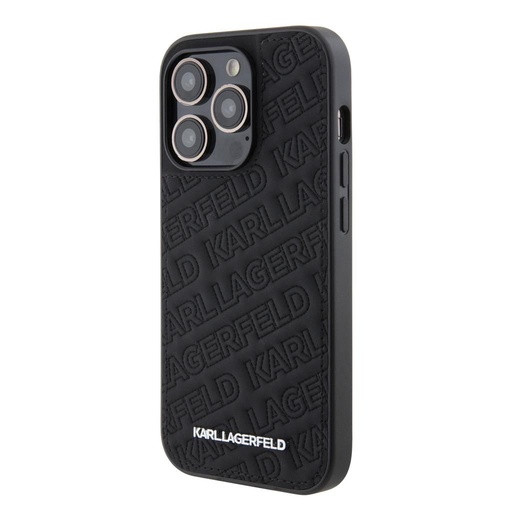 Apple iPhone 15 Pro Karl Lagerfeld PU Quilted Pattern futrola (Crna) – KLHCP15LPQKPMK