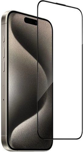 Apple iPhone 15 Pro BLUEO zafír üvegfólia + felhelyezőkeret átlátszó