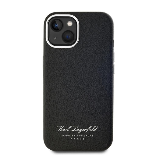 Apple iPhone 15 Karl Lagerfeld Grained PU Hotel RSG futrola (Crna) – KLHCP15SPGWCMKHK