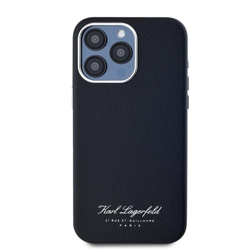 Apple iPhone 15 Pro Max Karl Lagerfeld Grained PU Hotel RSG futrola (Crna) – KLHCP15XPGWCMKHK
