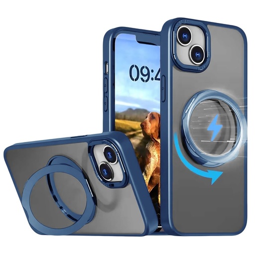 Apple iPhone 16 Pro Mag Ring okretni Magsafe zaštitna maskica (Plava)