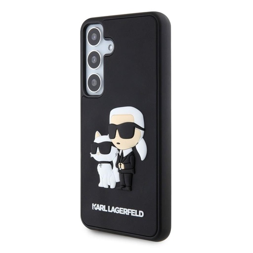 Samsung Galaxy S24 Karl Lagerfeld 3D Karl & Choupette futrola (Crna) – KLHCS24S3DRKCNK