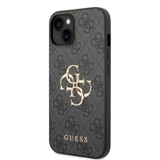 Apple iPhone 15 Guess PU 4G Metal Logo futrola (Siva) - GUHCP15S4GMGGR