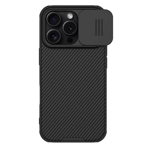 Apple iPhone 16 Pro Nillkin CamShield Pro MagSafe zaštitna maskica (Crna)