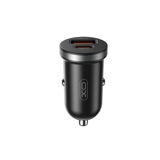 XO CC56 auto brzi punjač (PD + QC punjenje) 30W (Crna)