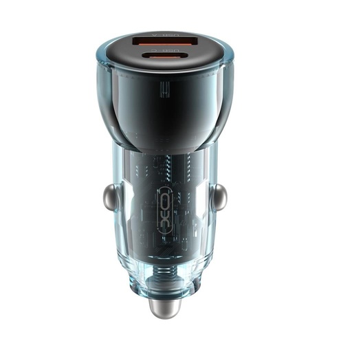 XO CC60 auto brzi punjač (PD + QC punjenje) 60W (Crna)