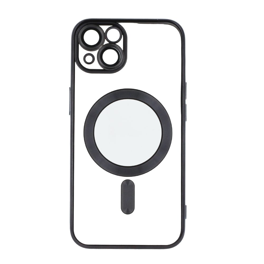 Apple iPhone 7 / iPhone 8 / iPhone SE 2020 / iPhone SE 2022 Color Chrome Magsafe hátlap tok (Fekete)