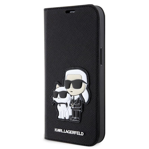 Apple iPhone 14 Karl Lagerfeld PU Saffiano Karl and Choupette NFT Book futrola (Crna) – KLBKP14SSANKCPK