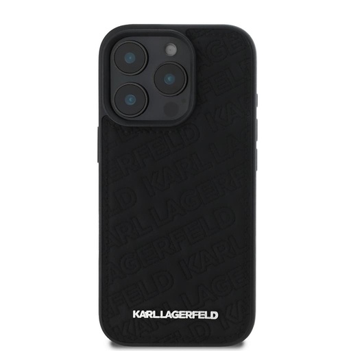 Apple iPhone 16 Pro Karl Lagerfeld PU Quilted Pattern futrola (Crna) – KLHCP16LPQKPMK
