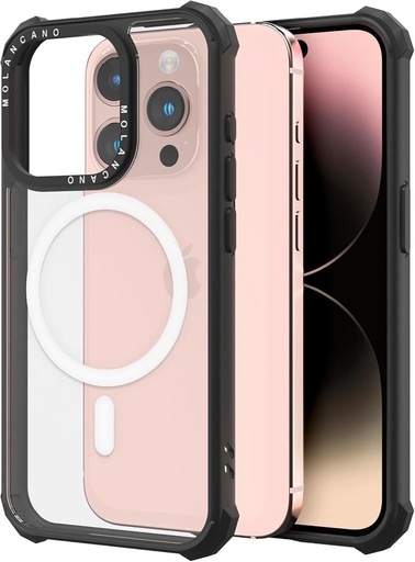 Apple iPhone 16 Pro Max MOLAN CANO HN7 Magsafe izdržljiv zaštitna maskica (Crna)