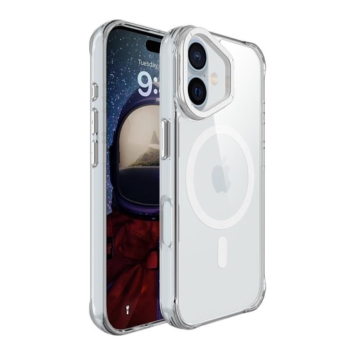 Apple iPhone 16 TOKO Apex capsule magsafe zaštitna maskica (Srebrna)