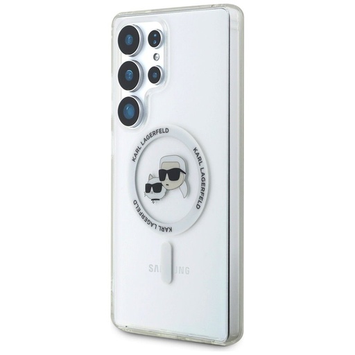 Samsung Galaxy S25 Ultra Karl Lagerfeld IML K&CH Heads MagSafe futrola (Proziran) – KLHMS25LHLSKCH