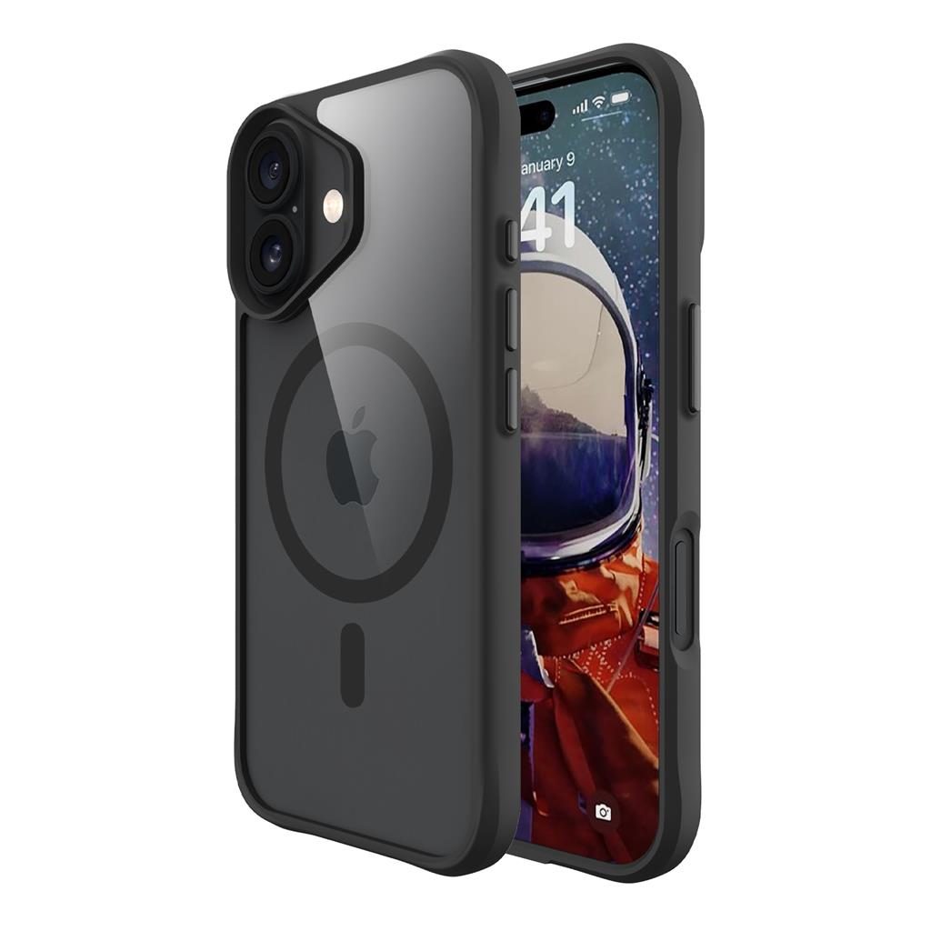 Apple iPhone 16 TOKO Combat X Mode magsafe hátlap tok (Fekete)