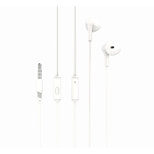 XO EP39 žičani slušalice 3,5 mm jack (Bijela)