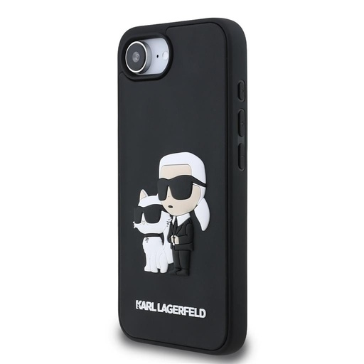 Apple iPhone SE 2022 Karl Lagerfeld 3D Karl & Choupette futrola (Crna) – KLHCPSE43DRKCNK