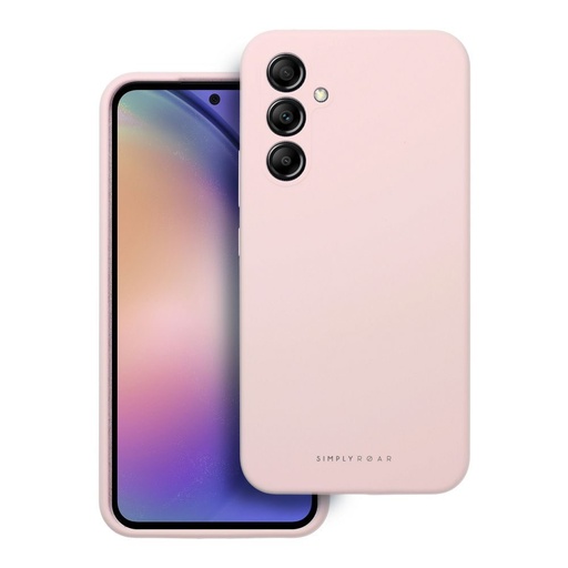 Samsung Galaxy A36 5G crna bijela zaštitna maskica (Ružičasta)