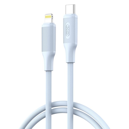 XO NB-Q265A USB-C–Lightning podatkovni kabel (Plava) – Minimalist Series, 27W