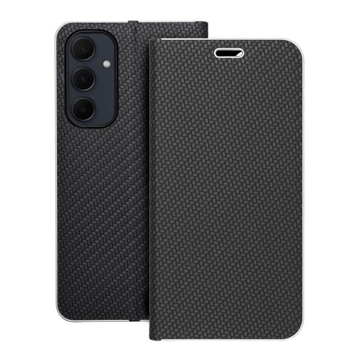 Samsung Galaxy A35 Lunca carbon preklopna futrola (Crna)