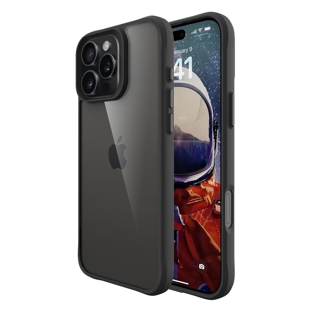Apple iPhone 16 Pro TOKO Combat X Mode hátlap tok (Fekete)