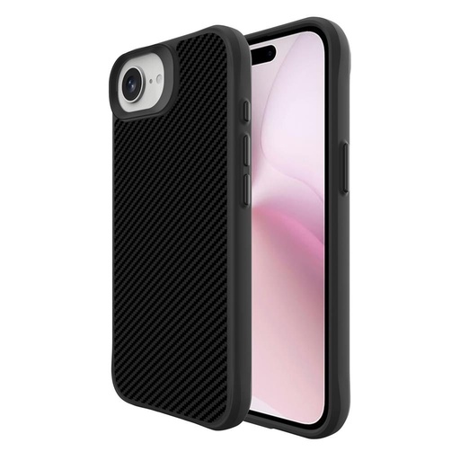 Apple iPhone 16e TOKO Carbon fiber zaštitna maskica (Crna)
