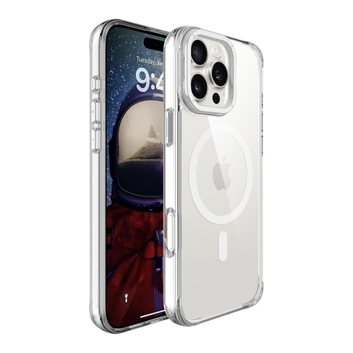 Apple iPhone 16 Pro TOKO Apex capsule magsafe zaštitna maskica (Srebrna)