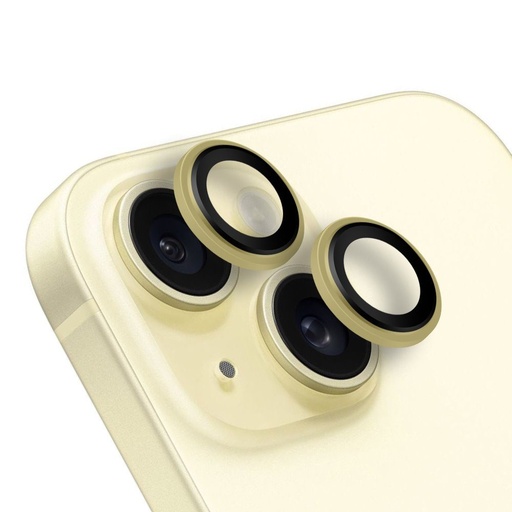 Apple iPhone 15 & iPhone 15 Plus OBAL:ME zaštita kamere (Žuta)