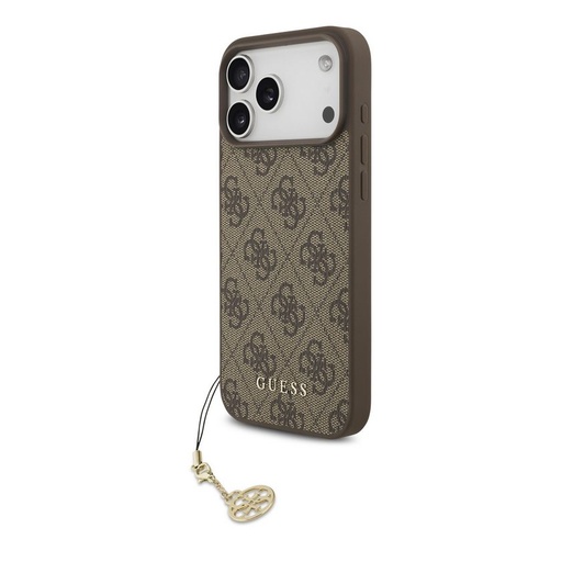 Guess 4G Charm futrola iPhone 17 Pro Max (Smeđa) - GUHMP17XGF4GCW