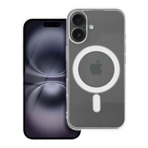Apple iPhone 16 2 mm tanak silikonski MagSafe zaštitna maskica (Proziran)