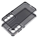 Samsung Galaxy S25 Matrix Clear szilikon hátlap tok (Fekete)