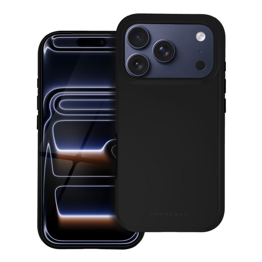 Apple iPhone 15 Roar Rainbow bumper zaštitna maskica (Crna)