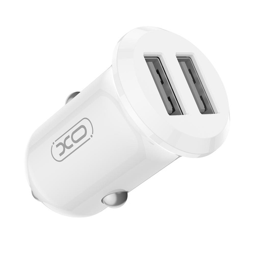 XO CC67 auto punjač Dual USB 2.4A (Bijela)