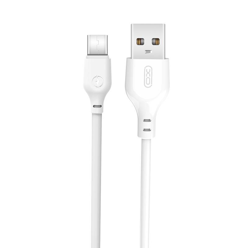 XO NB103 USB – USB-C kábel (Fehér) - 1,0 m - 2.1A