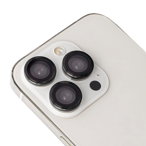 Apple iPhone 17 Pro Max kamera zaštitni zaštitno staklo (Proziran crna s rubom)