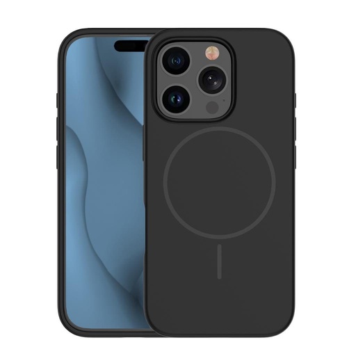 Apple iPhone 16 Pro Silicone Thin magsafe zaštitna maskica (Crna)